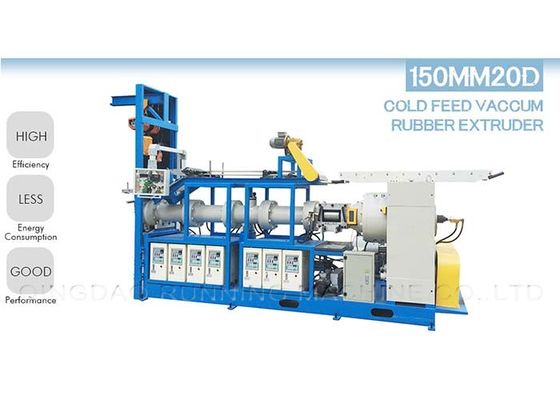 গুণ  90 mm Cold Feeding Rubber Hose Extruder Extrusion Machine with Temperature Control System কারখানা